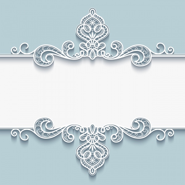 Vintage Backgrounds with Paper Ornaments Vector (8 )