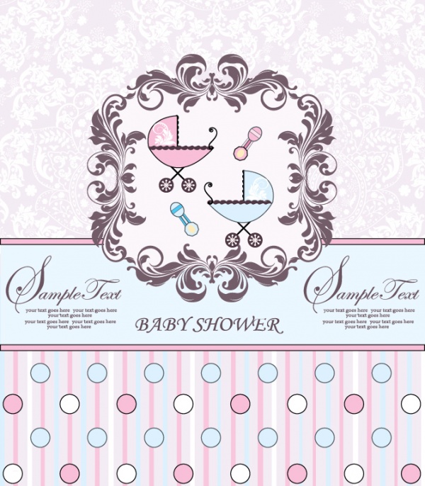 Templates in vector for baby shower (50 )