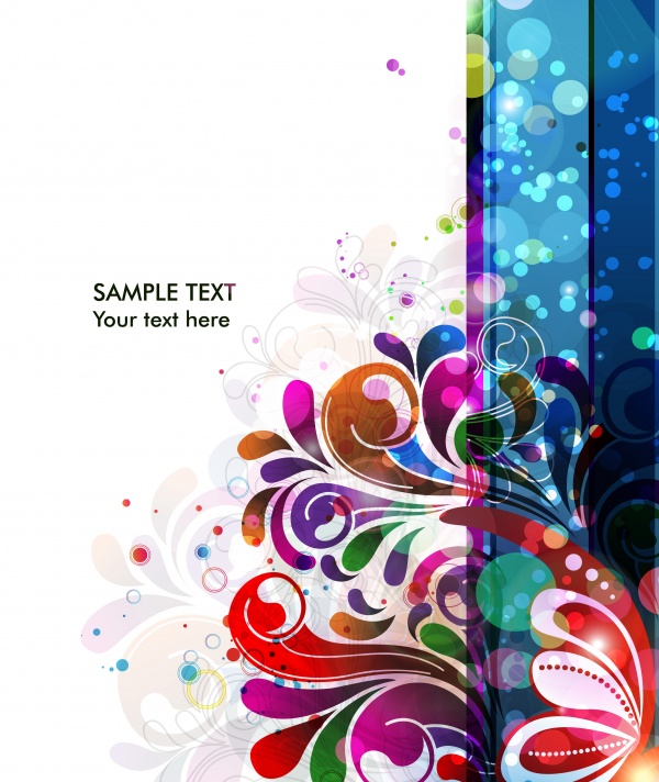 Bright colorful abstract backgrounds vector #31 (50 )