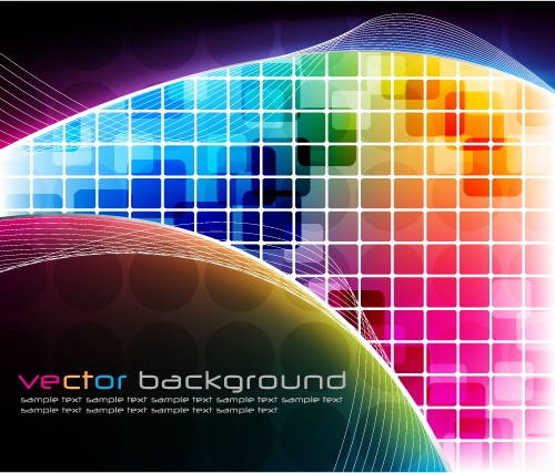 Bright colorful abstract backgrounds vector #36 (50 )