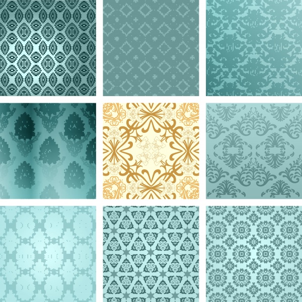      | Seamless pattern vintage vector background #3 (10 )