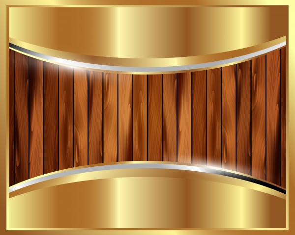 Metallic gold frame (20 )