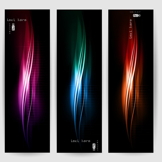 Abstract banner set (43 )
