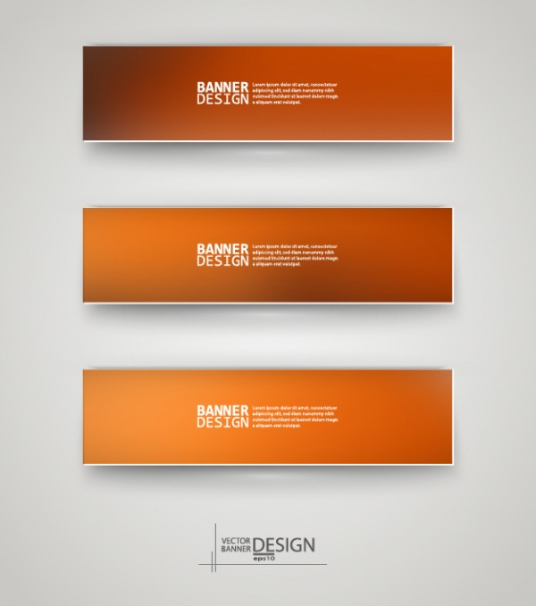 Abstract Banner Vector Collection #1 (43 )