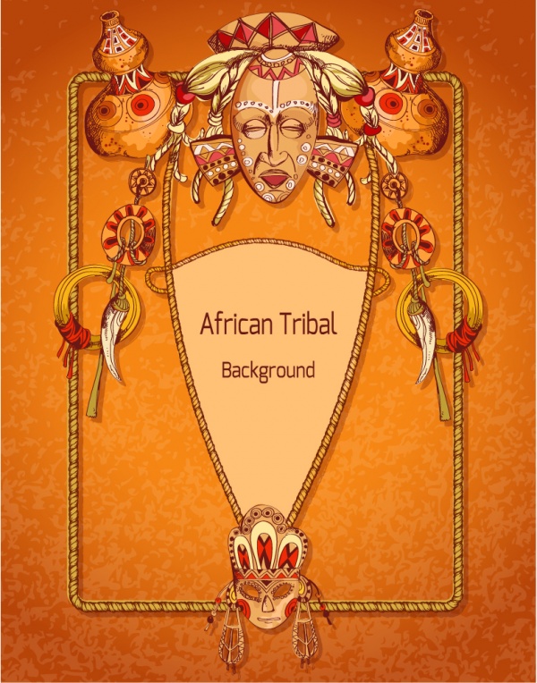 African background design template Vectors (49 )