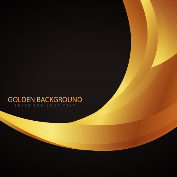 Gold stylish backgrounds vector graphics #2 (15 )