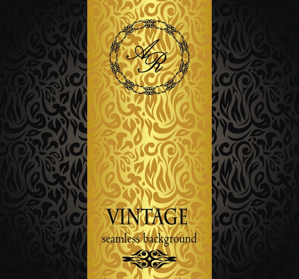 Luxury vintage vector backgrounds (58 )