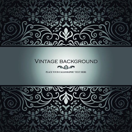 Luxury vintage vector backgrounds (58 )