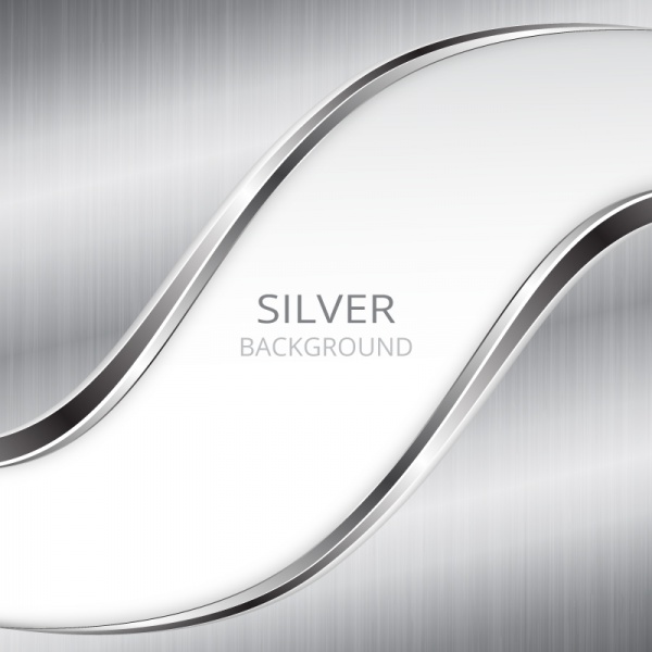 Silver metal vector backgrounds #1 (15 )