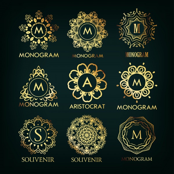 Elegant monogram designs template (13 )
