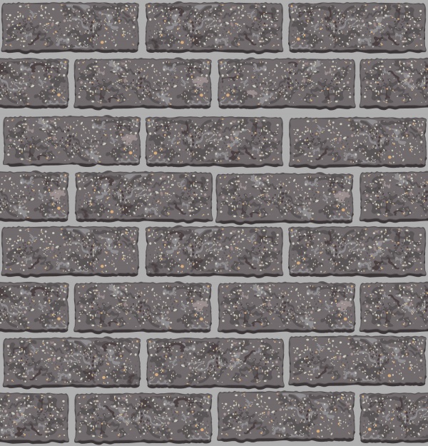 Stone wall, Vector background illustration (40 )