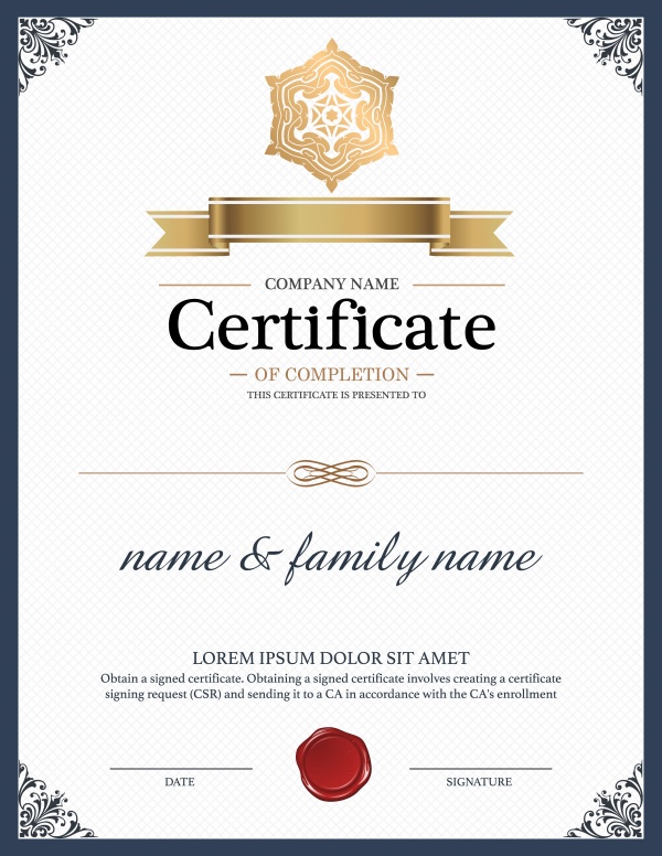  | Templates of certificates (51 )