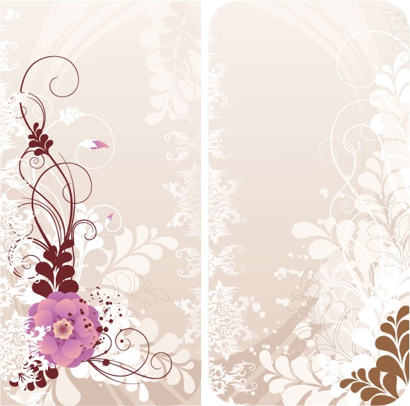 Floral patterns backgrounds stock vector - 7 (60 )