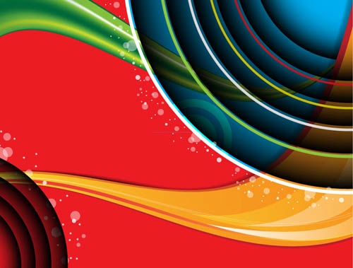 Bright colorful abstract backgrounds vector 50  (50 )