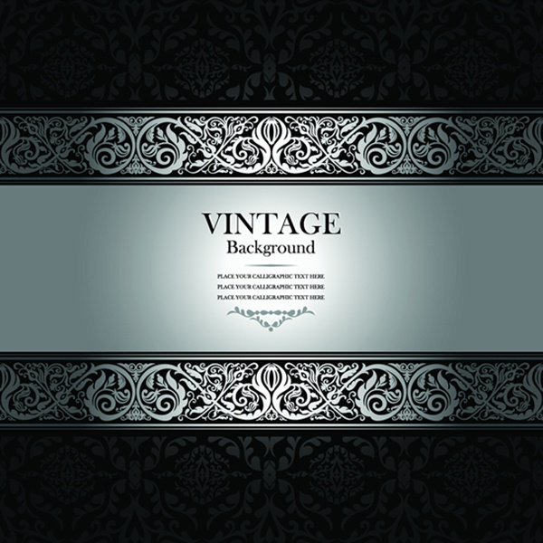 Luxury vintage vector backgrounds #2 (26 )