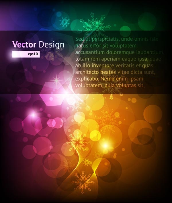 Bright colorful abstract backgrounds vector #40 (50 )