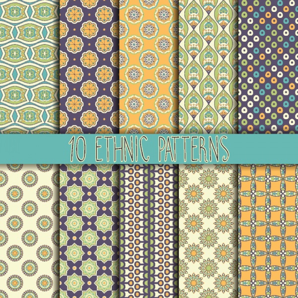 Seamless patterns for wallpapers design - 137x EPS #6 (20 )
