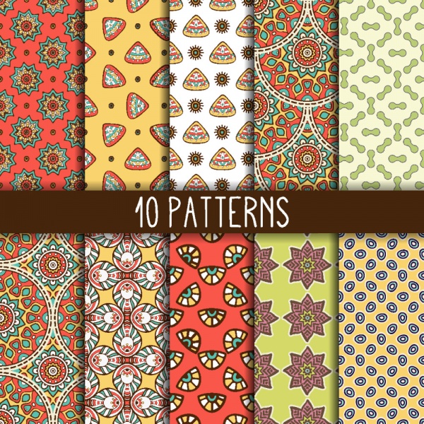 Seamless patterns for wallpapers design - 137x EPS #6 (20 )
