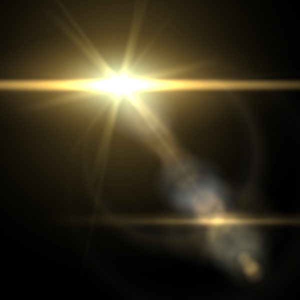       | Light effect with sparkles and lens flares  #2 (22 )