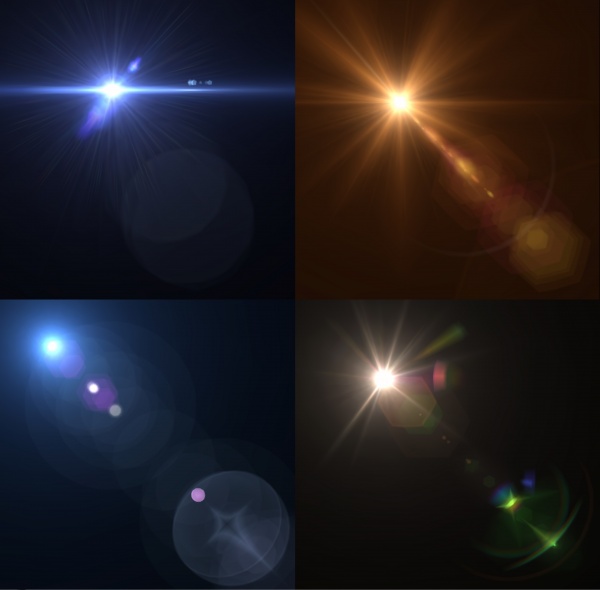       | Light effect with sparkles and lens flares  #2 (22 )