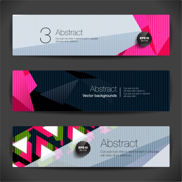   | Abstract Banners Collection #1 (115 )