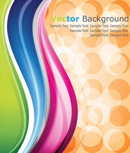 Bright colorful abstract backgrounds vector #34 (50 )