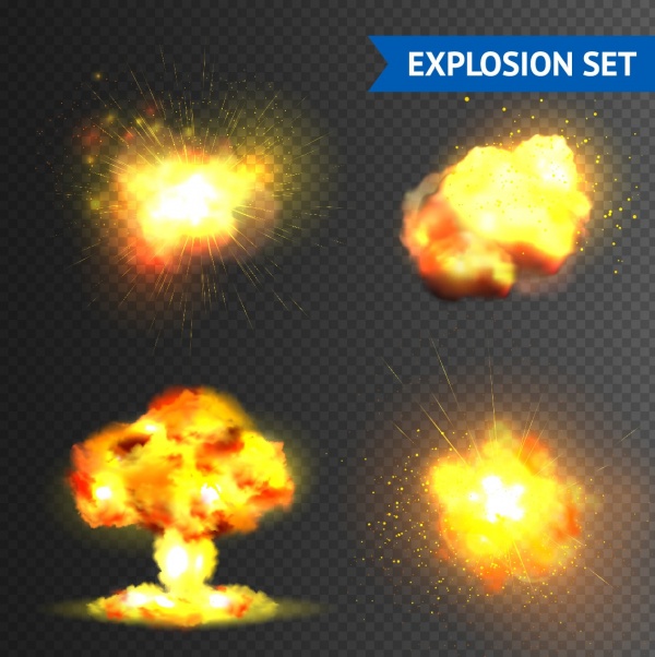 Special Light Effects Collection, Explosion set #5 (22 )
