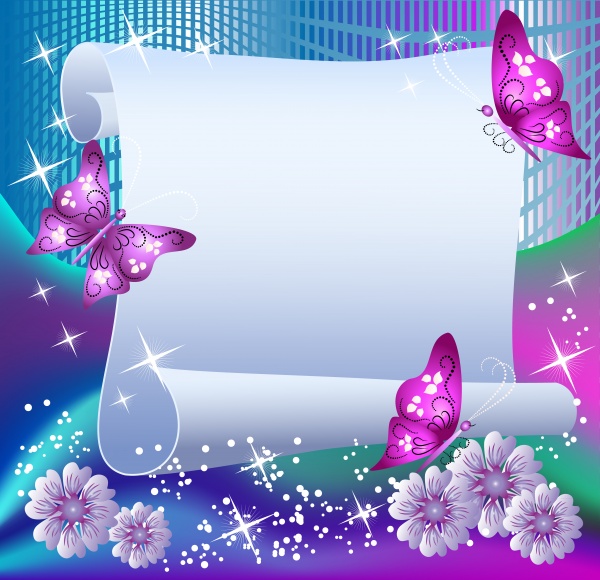 198 Beautiful backgrounds with flowers and butterflies #1 (20 файлов)