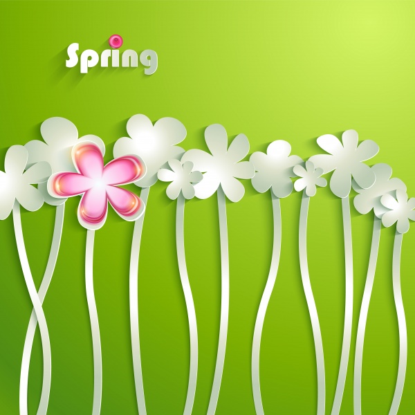 Backgrounds with paper flowers - Фоны с бумажными цветами (32 файлов)