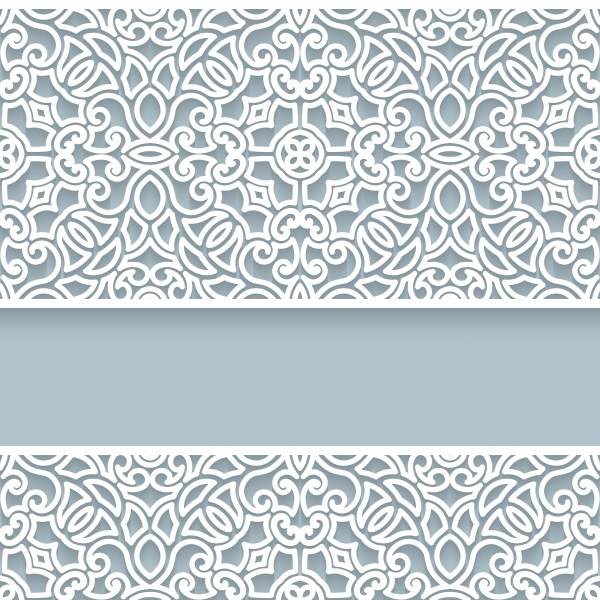 Backgrounds and borders with white floral ornament #2 (24 )