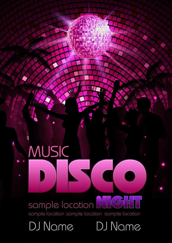 Disco Night Club Flyer - 20 EPS #2 (18 )