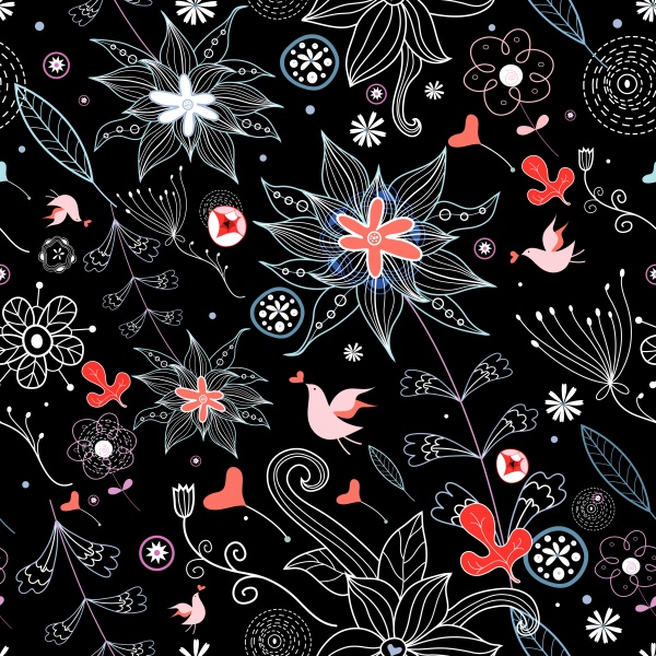      | Vector backgrounds with floral patterns (30 )