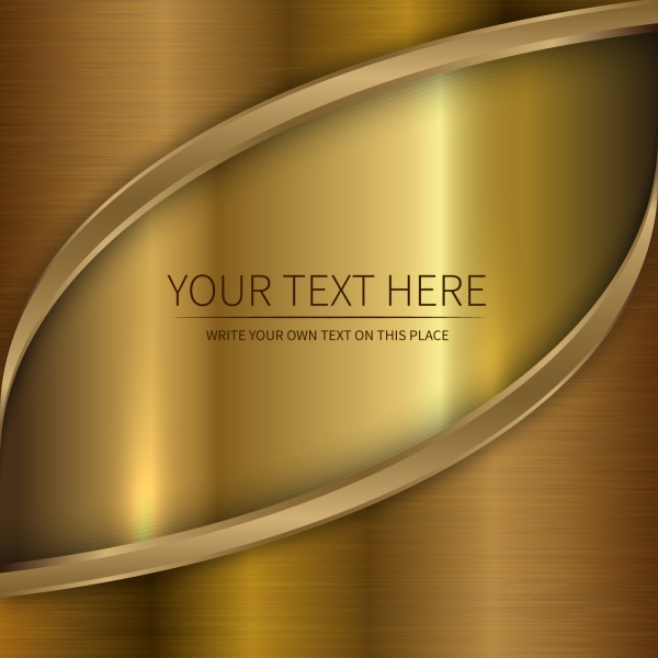 Gold stylish backgrounds vector graphics #3 (15 )