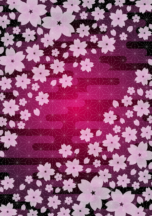 Romantic vector background with flowers-6 #1 (27 )