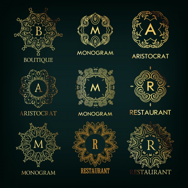 Elegant monogram designs template (13 )