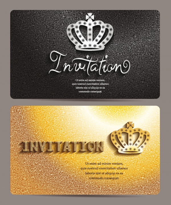        | VIP card in gold and silver elements #2 (22 )