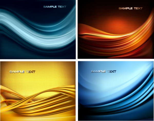 Bright colorful abstract backgrounds vector - 6 (53 )