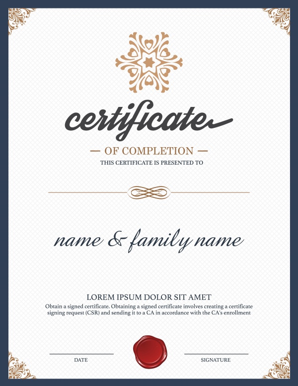   | Templates of certificates (51 )