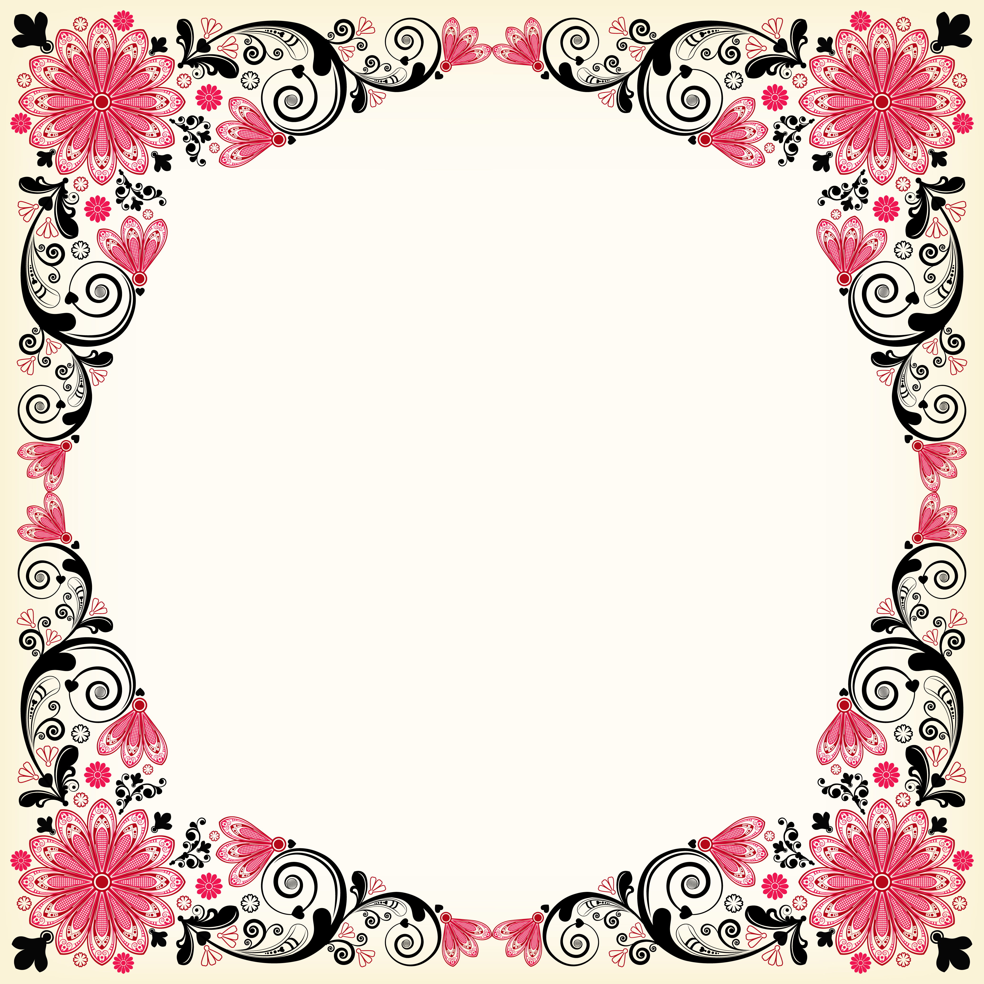 Download Floral patterns, vector corner ornaments (14 файлов ...