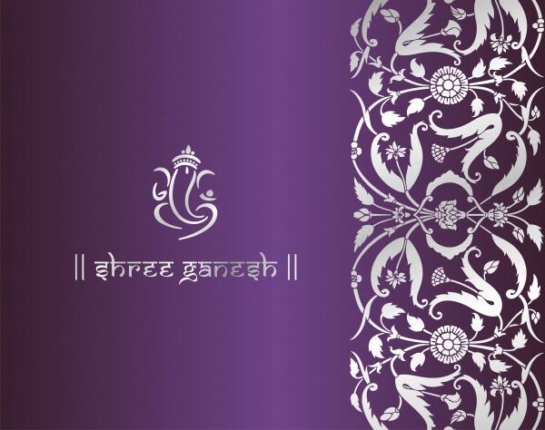 Vector backgrounds with indian patterns and ornaments (15 )