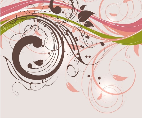    Abstract Flowers Background (12 )
