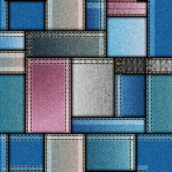 Джинсовые лоскутные фоны - Denim patchwork backgrounds (9 файлов)