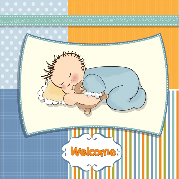 Baby card vector (50 )