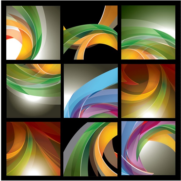 Bright colorful abstract backgrounds vector 44 (50 )