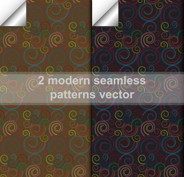 Seamless square patterns, ethnic floral seamless pattern, abstract ornamental pattern vector background (28 )