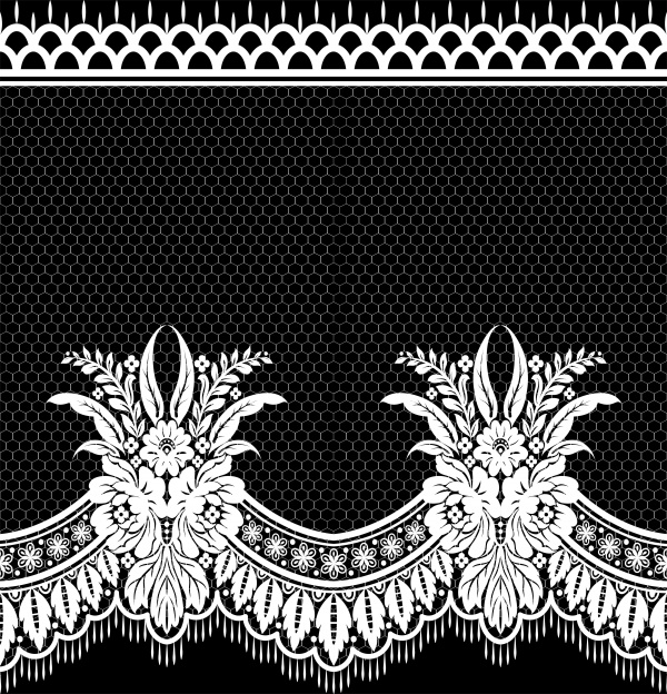 Lace Backgrounds Vector 7