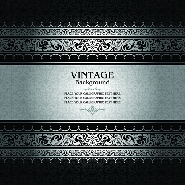 Luxury vintage vector backgrounds #2 (26 )